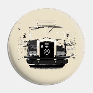 Atkinson Borderer classic 1970s heavy lorry monochrome Pin