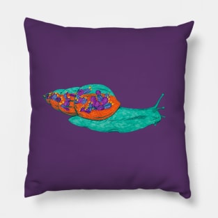 Snail Terrarium Pillow