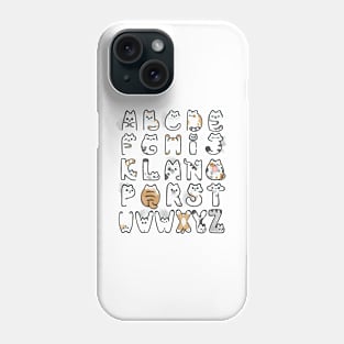 Cat Alphabet Phone Case