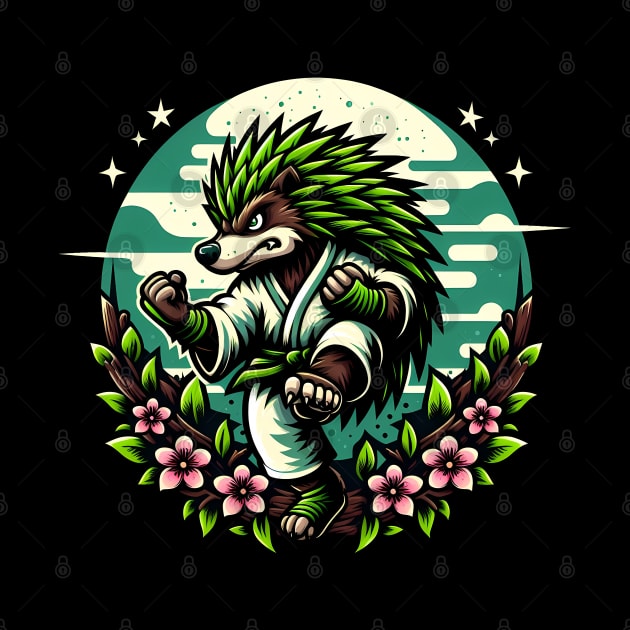 Karate Hedgehog by Genbu