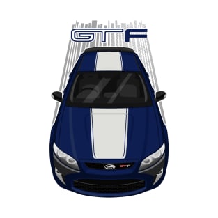 Ford Falcon GT-F 351 - Blue - White Stripe T-Shirt