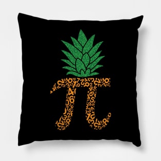 Happy Pi Day Mathematic Math Teacher Gifts Leopard Rainbow Pillow