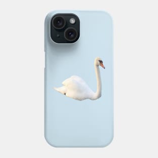 Swan on a river Phone Case