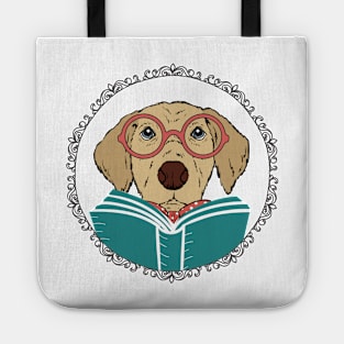 Reading Dog Tote