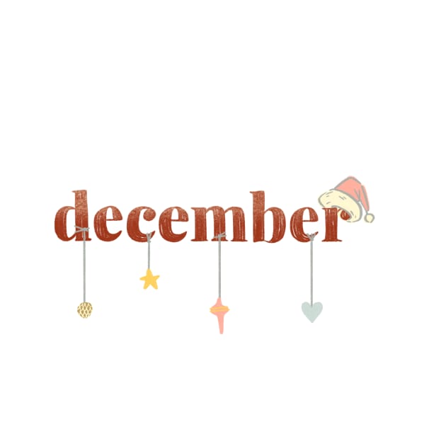 December Lettering by MissCassieBee