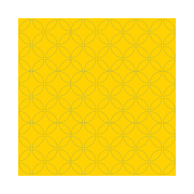 yellow green geometric pattern by stupidpotato1