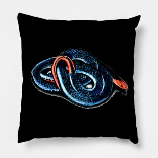 Blue coral snake Pillow