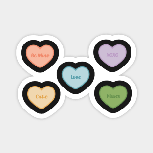 Valentine's Heart Grams Sticker Pack Magnet