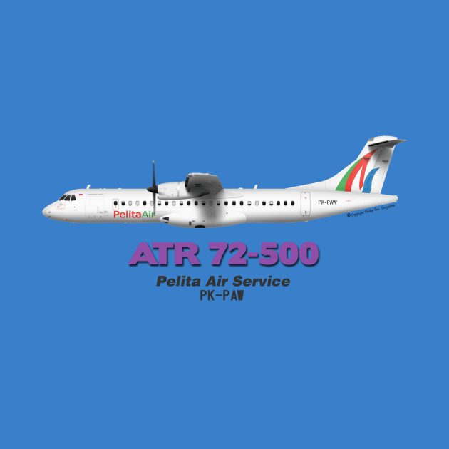 Avions de Transport Régional 72-500 - Pelita Air Service by TheArtofFlying