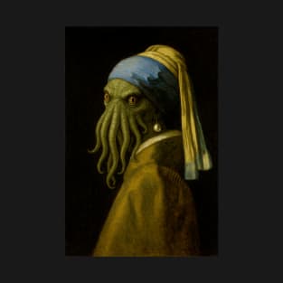 THE CTHULHU WITH A PEARL EARRING T-Shirt