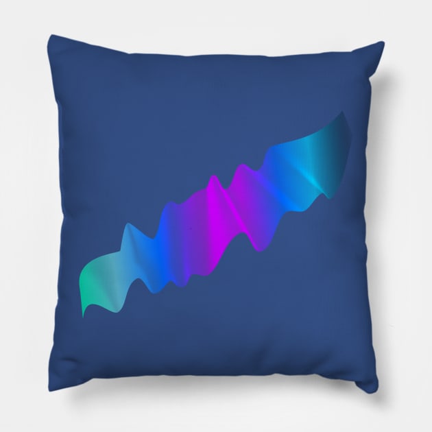 Aurora ribbon Pillow by aprilegirl