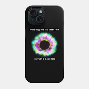 Black Hole Humour Phone Case