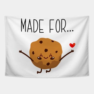 Made For Each Other Cookie Couple Matching Tapestry