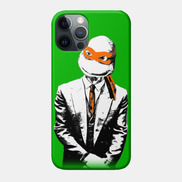 Orange Suit and Tie - Turtle - Phone Case