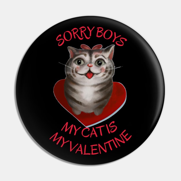 Sorry boys my cat is my valentine. Pin by MariooshArt