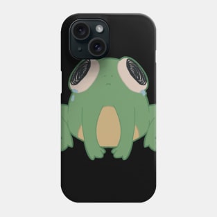 Sad frog Phone Case