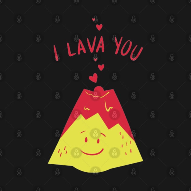 I lava you funny Valentine day design by Kaalpanikaa