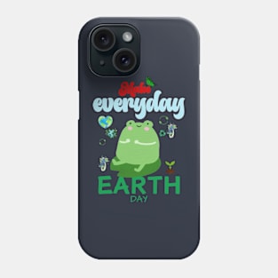 happy funny  earth day 2024 gift april 22 Cute Teacher  Lover Rainbow Phone Case