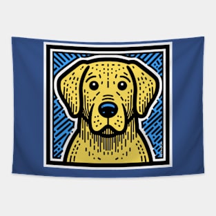 Labrador Pop Art Tapestry