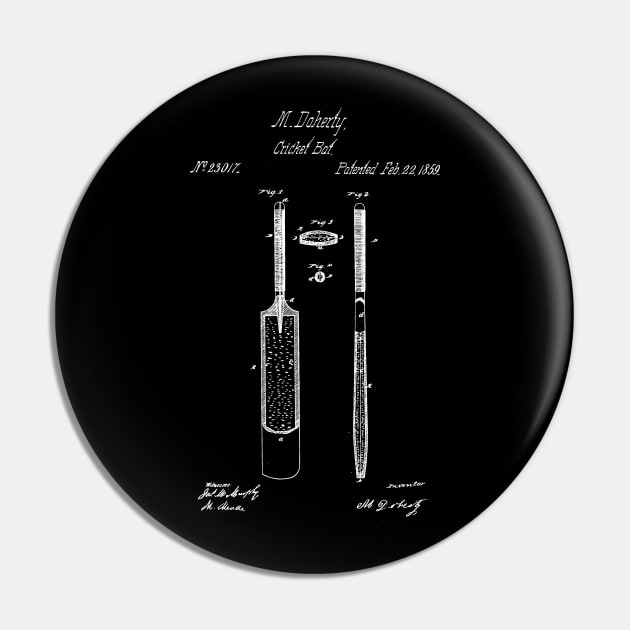 Cricket bat Patent 1859 Pin by Anodyle