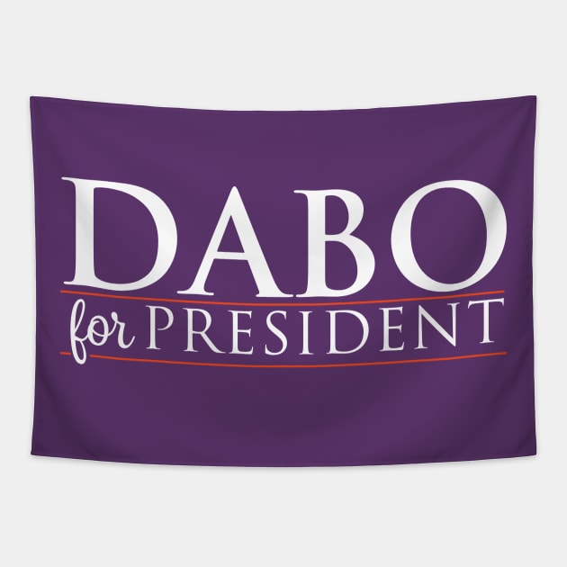 Dabo For President Tapestry by Parkeit