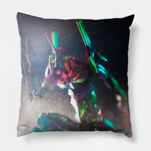 EVA Unit 01 on the Run Pillow