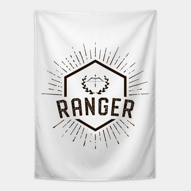 Ranger Player Class - Rangers Dungeons Crawler and Dragons Slayer Tabletop RPG Addict Tapestry by pixeptional