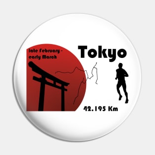 Tokyo marathon Pin