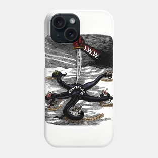 More Power To The Arm Recolored - Historical Propaganda, IWW, Labor Union, Socialist, Leftist, Anti Capitalist Phone Case