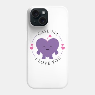 stray kids case 143 purple heart Phone Case