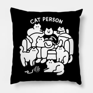 CAT PERSON Pillow