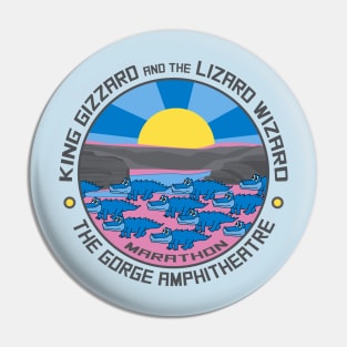 King Gizzard and the Lizard Wizard - The Gorge Marathon Pin