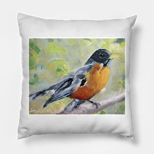 American Robin Pillow