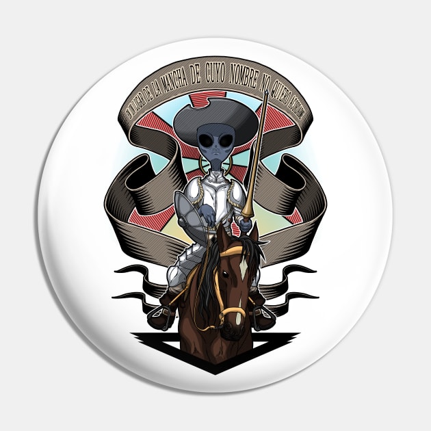 The alien Don Quixote - Color version Pin by ToleStyle