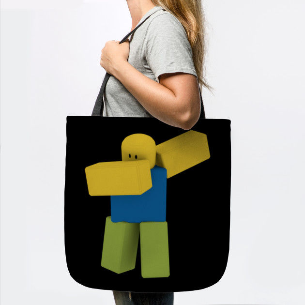 Dabbing Roblox Noob Dab Roblox Tote Teepublic - roblox dabbing tote bag