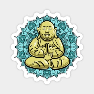 Golden Buddha Magnet