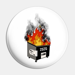 Dumpster Fire Pin