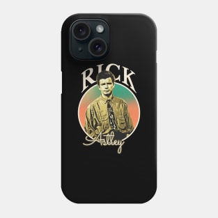 Rick Astley - gradient vintage 80s retro Phone Case