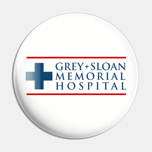 Grey + Sloan Memorial Hospital Pin by MindsparkCreative