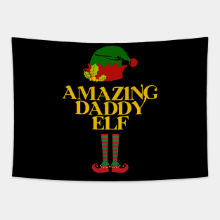 Christmas Gift For Dad - Amazing Daddy Elf Tapestry