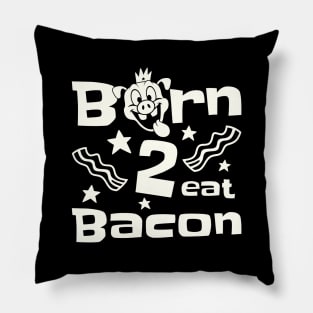 bacon puns Pillow