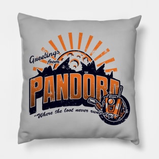 Greetings from Pandora! Pillow