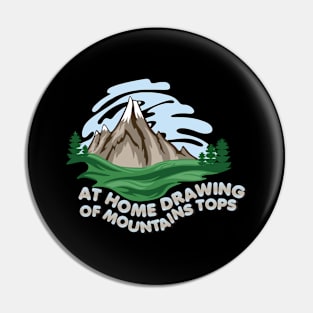 At Home Drawing Of Mountains Tops Pin