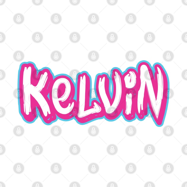 Kelvin Custom Your Name Cute by Baseball Your Name