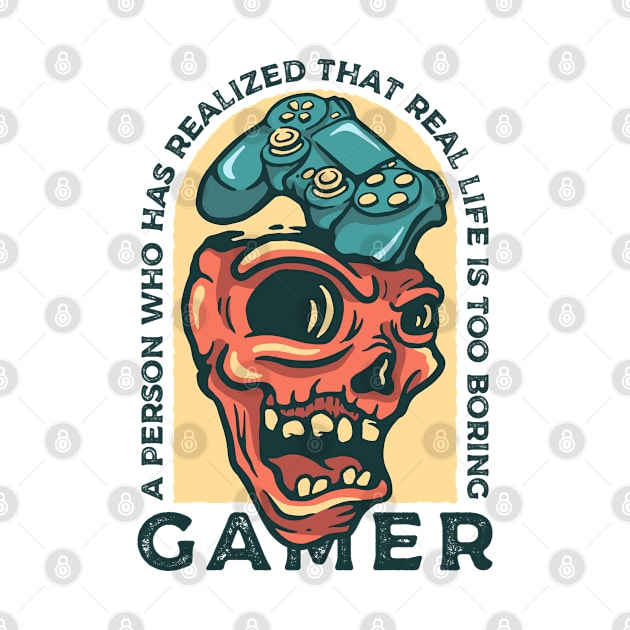 Skull Gamer by Mako Design 