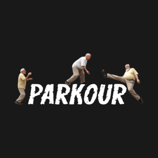 Old Men Parkour T-Shirt