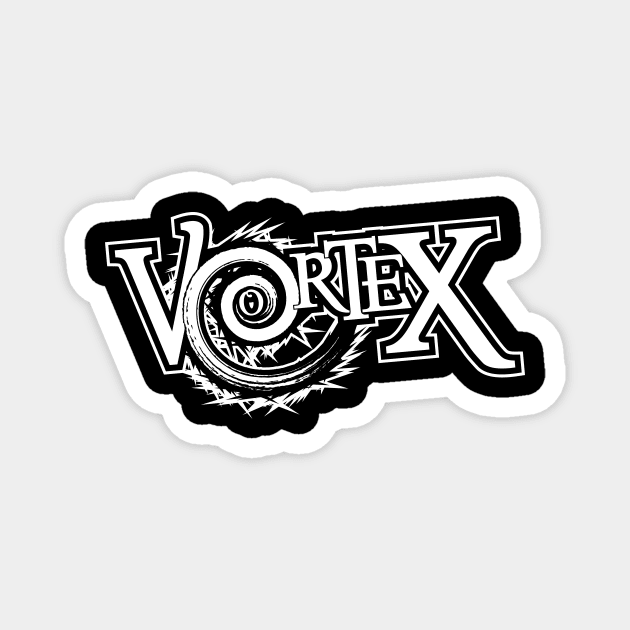 VoRteX Logo Design Magnet by Mighty Mike Saga