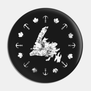 Maple Leaf and Anchor || Newfoundland and Labrador || Canada || Gifts || Souvenirs Pin