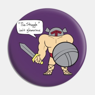 Real Talk Gladiator Pin