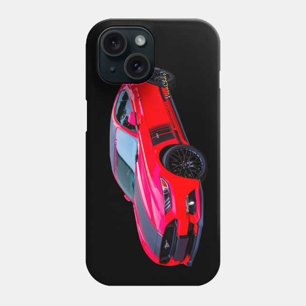 Mustang 5.0 Future Vintage Muscle Car Phone Case by vivachas